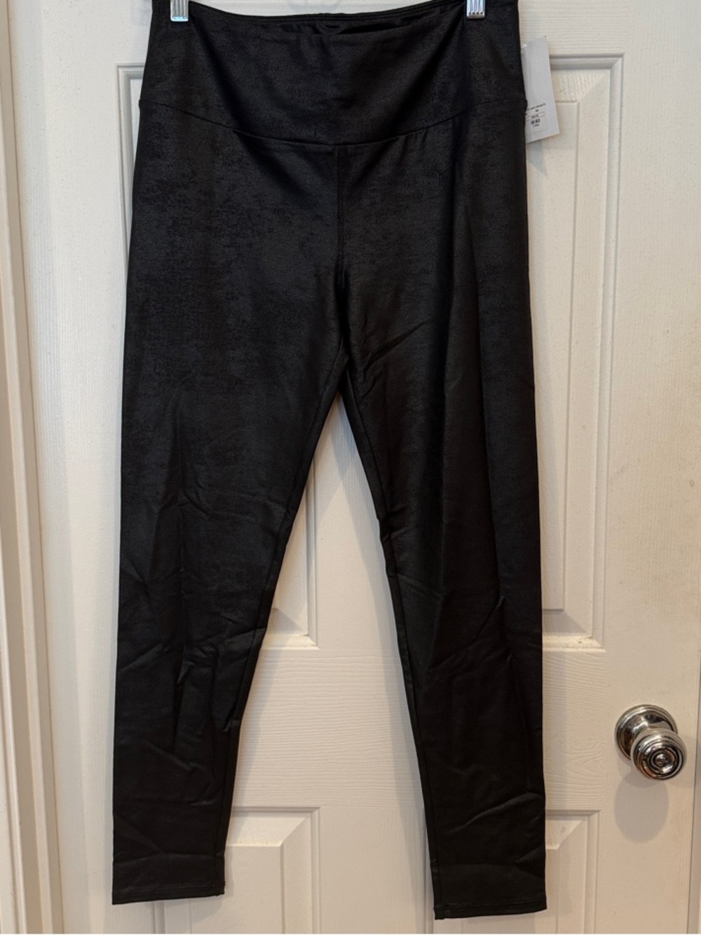 Grace & Lace Faux Leather High-Rise Leggings